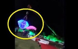 Kinh hoàng cần cẩu nâng cô dâu sập giữa đám cưới, 1 người chết