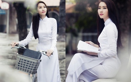 Sao Việt "biến hóa" muôn kiểu cùng áo dài trắng
