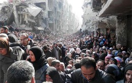 Bức ảnh gây sốc về biển người xin cứu trợ ở Syria