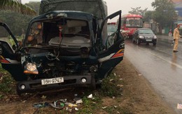 Thượng sĩ CSGT bị xe tải đâm, chấn thương nặng