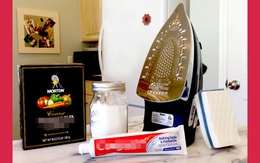 3 chiêu làm sạch bàn là cũ, hoen gỉ