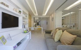 Căn hộ 45m² cực lạ và tiện nghi nhờ... chia đôi