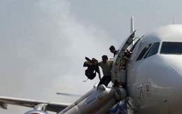 182 người thoát chết khi máy bay bốc cháy