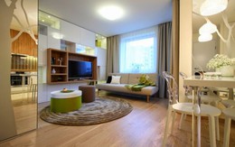 Khám phá cách mở rộng không gian cho căn hộ 34 m2