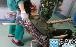 Tai nạn kinh hoàng, bị cây đâm xuyên người vẫn sống