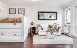 Căn hộ có giường ngủ nằm trong phòng khách mà vẫn riêng tư