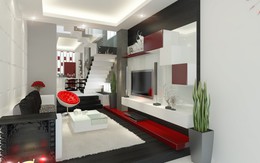 Ngắm nhà mặt phố 55m2 tiện nghi, hiện đại