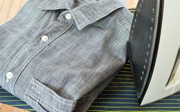 5 bước là áo sơ mi nhanh và phẳng hơn