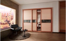 Tiết kiệm không gian với tủ quần áo cánh lùa