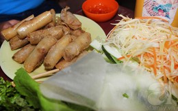 Giòn tan món ram cuốn cải Đà Nẵng