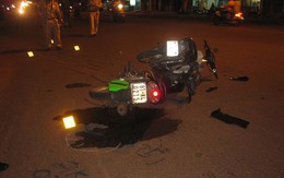 2 học sinh tông 2 mẹ con, 4 người nhập viện