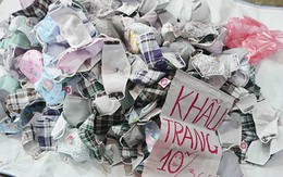 Nguy hại từ khẩu trang vỉa hè