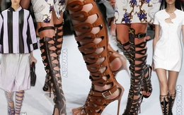 Sao rộ mốt sandal chiến binh cổ cao