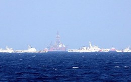 Tàu Trung Quốc chia làm 2 vòng bao vây tàu Việt Nam