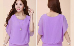 Những mẫu áo voan cánh dơi đẹp nhất mùa hè 2014