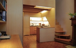 Căn hộ 22m2 có cả phòng đọc sách