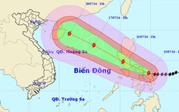 Cơn bão số 3 sẽ gây mưa lớn tại miền Bắc