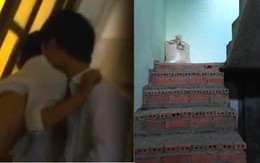 Mẹ sốc vì con gái 13 tuổi và bạn trai làm "chuyện ấy" ngay cầu thang