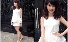 Gu thời trang bầu sành điệu của bà xã Lý Hải