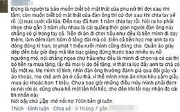 Xôn xao cô gái tố bạn trai đòi 700 ngàn sau một năm chia tay