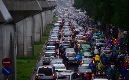 Đêm nay Hà Nội tiếp tục mưa to