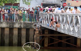 Thi thể học sinh cấp 3 nổi trên kênh Nhiêu Lộc