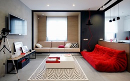 Không khí tươi vui trong căn hộ 56m2