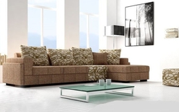 Mẹo hay làm sạch ghế sofa bọc vải thô hoặc nỉ
