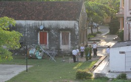 Hiện trường vụ đổ bồn nước đè chết 2 học sinh