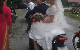 Bất ngờ với cô dâu đi dép lê khi vu quy