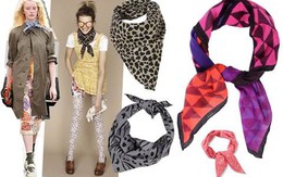 Điệu đà ngày thu với khăn choàng nữ tính