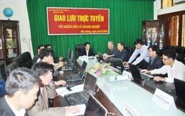 Bộ TN&MT giao lưu trực tuyến với dân và doanh nghiệp