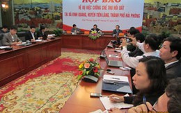 Vụ cưỡng chế đầm thủy sản ở huyện Tiên Lãng: Đình chỉ công tác, kiểm điểm hàng loạt cán bộ 
