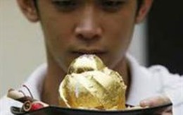 Mốt ăn vàng, uống vàng