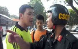 Vi phạm giao thông, hù dọa cảnh sát
