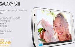 Galaxy S III được rao giá 16,4 triệu đồng tại VN