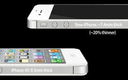 iPhone 5 sẽ có màn hình hoàn toàn mới 