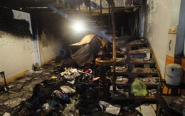 Cháy nhà trong đêm mưa bão
