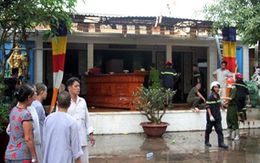 Cháy chùa, cụ ông khiếm thị tử vong