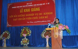 Cao Bằng: Bồi dưỡng nghiệp vụ DS-KHHGĐ