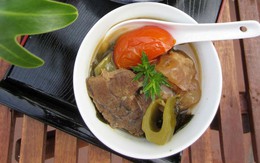 Canh dưa thịt bò nóng hổi chua ngon