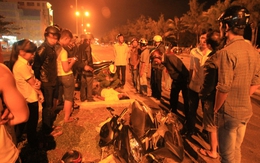 Vợ khóc thảm thiết bên thi thể chồng