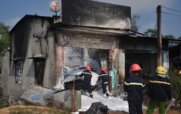 Quảng Nam:  Cháy lớn ở cửa hàng sơn 