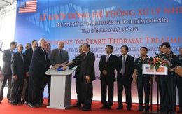 Vận hành hệ thống xử lý bùn đất nhiễm dioxin tại sân bay Đà Nẵng