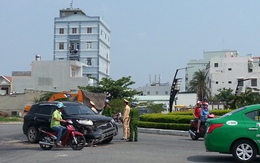 Tài xế “phê” lái xế hộp đâm đuôi xe container!