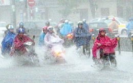 Miền Bắc thường xuyên có mưa rào và dông tới cuối tháng
