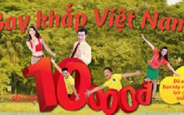 Vé bay khắp Việt Nam chỉ bằng giá một gói xôi