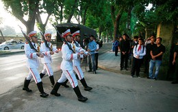 Đoàn xe tiêu binh TP HCM phục vụ tang lễ Đại tướng