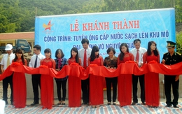 Hoàn thành đường ống nước sạch dẫn đến khu mộ Đại tướng