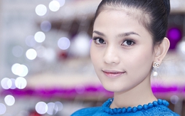 Trương Thị May mang theo bức tranh gạo đi thi Hoa hậu Hoàn vũ